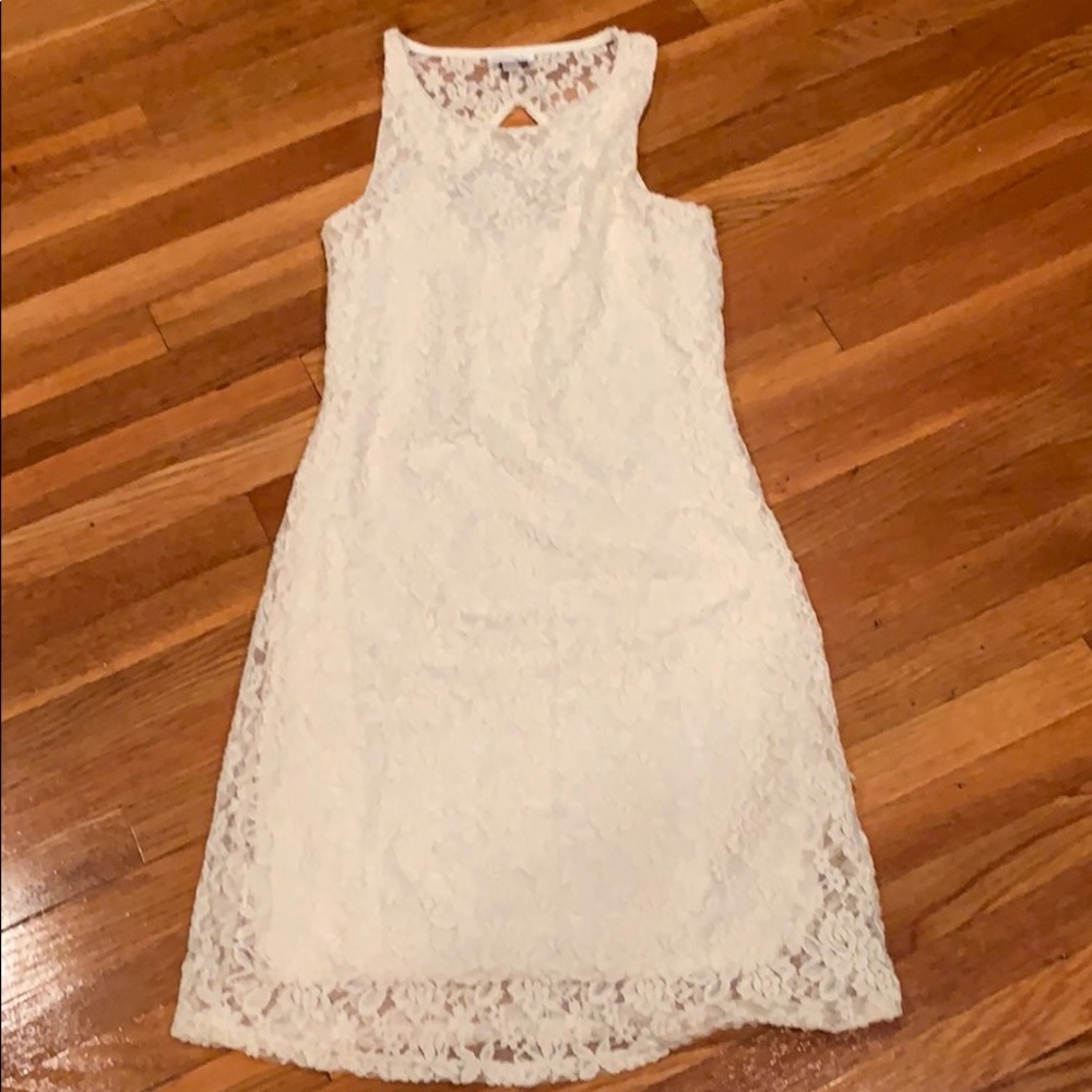 Cream Lace Dress